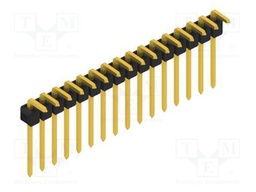 Connector: pin strips; pin header; male; PIN: 16; 2.54mm; THT; 1x16