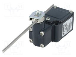 Limit switch; adjustable plunger, length R 19-116mm; NO + NC