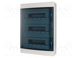 Enclosure: for modular components; IP65; white; No.of mod: 54
