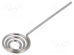 Spring contact; PCB,THM; Leads: for PCB; Size: A23,A27,AAA,AAAA,N