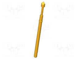 Test needle; Operational spring compression: 4mm; 5A; Ø: 2mm; 3N