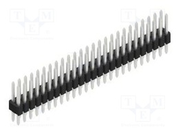 Connector: pin strips; pin header; male; PIN: 50; 1.27mm; THT; 2x25