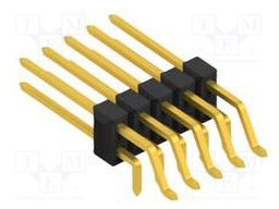 Connector: pin strips; pin header; male; PIN: 10; 2.54mm; SMT,THT