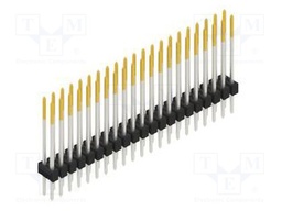 Connector: pin strips; pin header; male; PIN: 42; 2.54mm; THT; 2x21