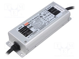 Power supply: switched-mode; LED; 75.6W; 42VDC; 37.8÷46.2VDC; IP65