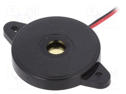 Sound transducer: piezo; 2.8kHz; 30mm; Sound level: 80dB
