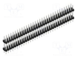 Connector: pin strips; pin header; male; PIN: 62; 2mm; THT; 2x31