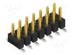 Connector: pin strips; pin header; male; PIN: 14; 2.54mm; SMT; 2x7