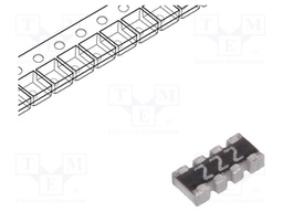 Resistor network: Y; 2.2kΩ; SMD; 0804; No.of resistors: 4; 63mW; ±5%