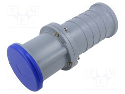 Connector: AC supply 3-phase; plug; female; straight; for cable