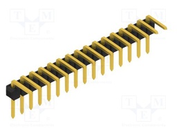 Connector: pin strips; pin header; male; PIN: 16; 2.54mm; THT; 1x16