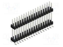 Connector: pin strips; pin header; male; PIN: 34; 2.54mm; SMT; 2x17