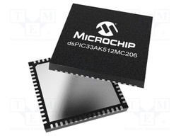 IC: dsPIC microcontroller; 512kB; 64kBRAM; VQFN64; 3÷3.6VDC; reel
