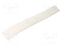 Tape: hook and loop; W: 50mm; L: 25m; loop; white; reel