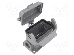 Han B Base SM LC 1 Lever Metal Cover M20