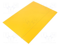 Folder; with rubber; A4; yellow