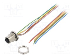 Socket; M12; PIN: 8; female; A code-DeviceNet / CANopen; 0.5m; IP67