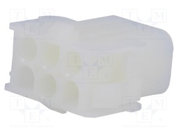 Plug/socket; wire-wire; male/female; NLS; 6.35mm; PIN: 6; UL94V-2