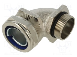 Cable gland; Gland: M32; brass; Plating: nickel; Pitch: 1.5