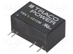 Converter: DC/DC; 1W; Uin: 9.6÷14.4V; 12VDC; Iout: 83mA; SIP9; 4.8g