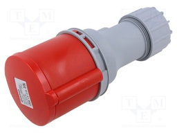 Connector: AC supply; plug; female; 32A; IEC 60309; IP44; PIN: 5E-12