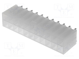 Socket; wire-board; male; N42G; 4.2mm; PIN: 22; THT; 600V; 9A; tinned