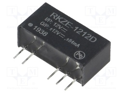 Converter: DC/DC; 2W; Uin: 10.8÷13.2V; Uout: 12VDC; Uout2: -12VDC