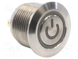Switch: vandal resistant; Pos: 2; SPST-NO; 2A/36VDC; IP67; OFF-(ON)