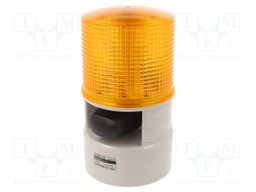Signaller: lighting-sound; 24VDC; Colour: amber; IP54; -30÷50°C