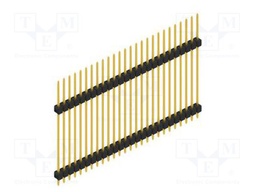 Connector: pin strips; pin header; male; PIN: 26; 2.54mm; THT; 1x26