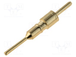 Pin header; pin strips; male; PIN: 1; straight; 2.54mm; THT; 1x1