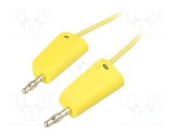 Test lead; 60VDC; 30VAC; 19A; 4mm banana plug-4mm banana plug