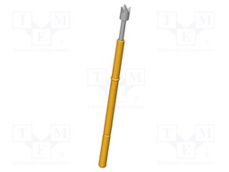 Test needle; Operational spring compression: 4mm; 5A; Ø: 2mm; 1.5N