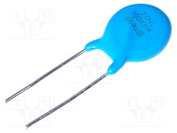 Varistor: metal-oxide; THT; 275VAC; 350VDC; 430V; ±10%; 2.5kA; 66J