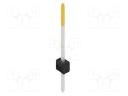 Connector: pin strips; pin header; male; PIN: 1; 2.54mm; THT; 1x1
