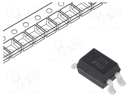 Optocoupler; SMD; Channels: 1; Out: transistor; Uinsul: 5kV; Uce: 70V