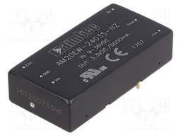 Converter: DC/DC; 20W; Uin: 9÷36V; 3.3VDC; Iout: 5A; 2"x1"; 26g