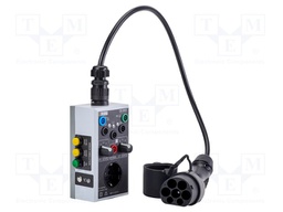 Test adapter; 150x83x77mm; CA-6116N,CA-6117,CA-6133; Schuko