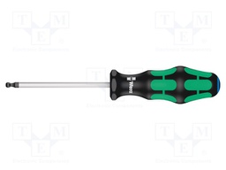 Screwdriver; Allen hex key,spherical; HEX 3/16"