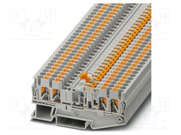 Splice terminal: rail; PT; 20A; 400V; push-in; PA; 0.14÷4mm2; ways: 1