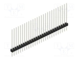 Connector: pin strips; pin header; male; PIN: 27; 2.54mm; THT; 1x27