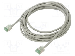 Patch cord; U/FTP; Cat 8.1; stranded; Cu; LSZH; grey; 3m; 32AWG