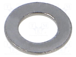 Washer; round; M3; D=6mm; h=0.5mm; spring bronze; BN 6