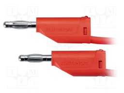 Test lead; 70VDC; 33VAC; 16A; 4mm banana plug-4mm banana plug
