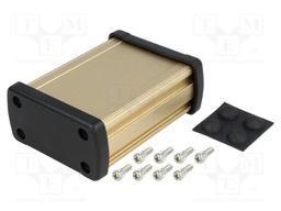 Enclosure: multipurpose; X: 68.7mm; Y: 89mm; Z: 35.2mm; aluminium
