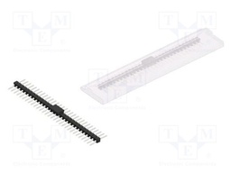 Connector: pin strips; pin header; male; PIN: 30; 2.54mm; SMT; 1x30