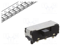 Switch: slide; Pos: 2; SPDT; 0.3A/6VDC; ON-ON; No.of term: 3