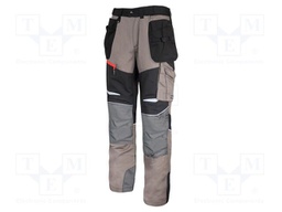 Dungarees; Size: XXXL; black,khaki; slim-fit; 270g/m2