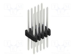 Connector: pin strips; pin header; male; PIN: 10; 1.27mm; THT; 2x5