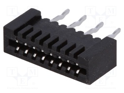 Connector: FFC (FPC); straight; PIN: 8; NON-ZIF; THT; tinned; 1mm